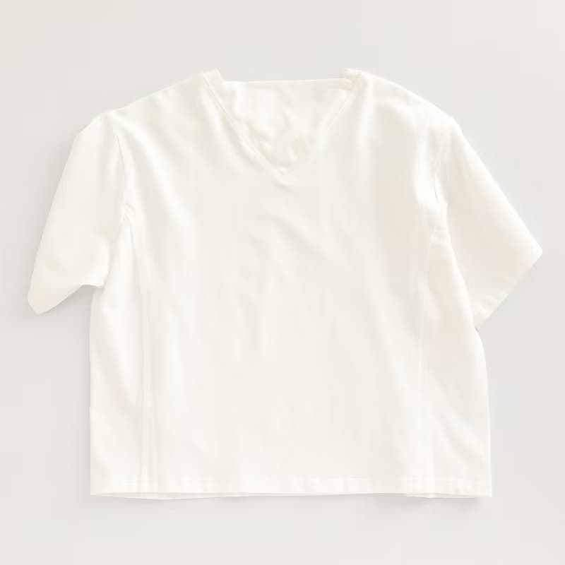 BIR 字母印花寬版棉T 白/黑