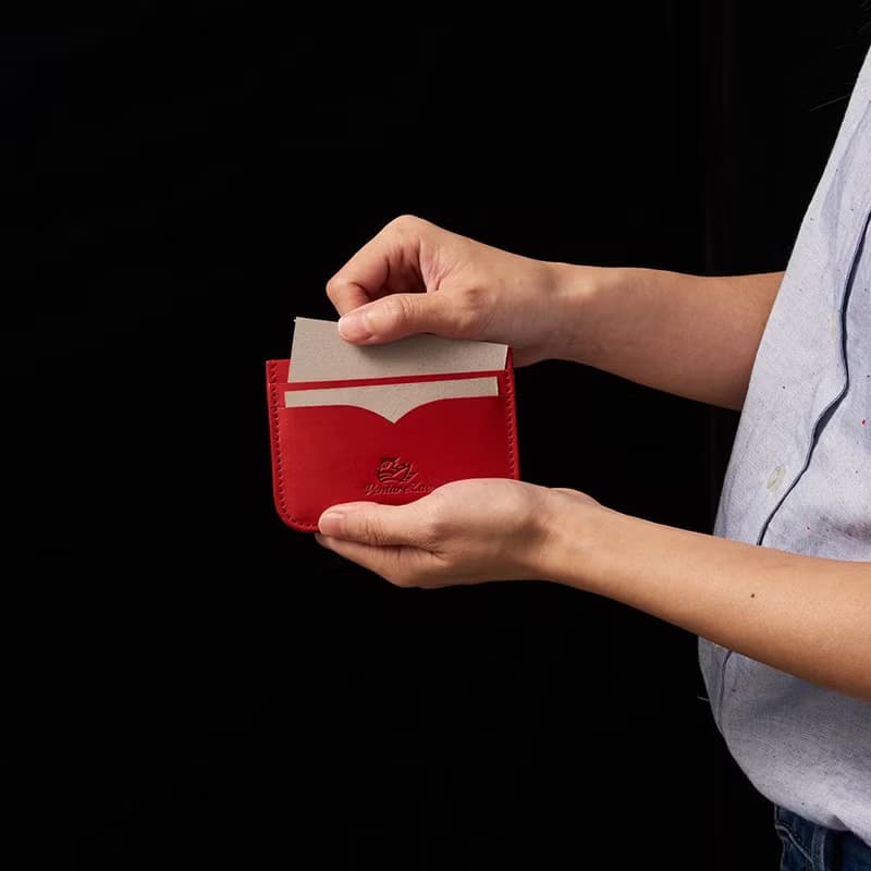 票卡夾 Card Holder / 灰藍 Gray Blue / 免費刻字