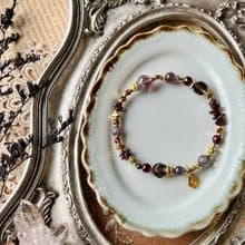 -至死不渝-天然水晶手鏈/黃銅手鍊