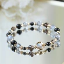 拉長石 黑曜石 黑碧璽 黑髮晶 健康避邪水晶手鍊 南十字星的約定