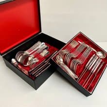 餐具套裝復古索林根原廠盒不銹鋼 60 件德國