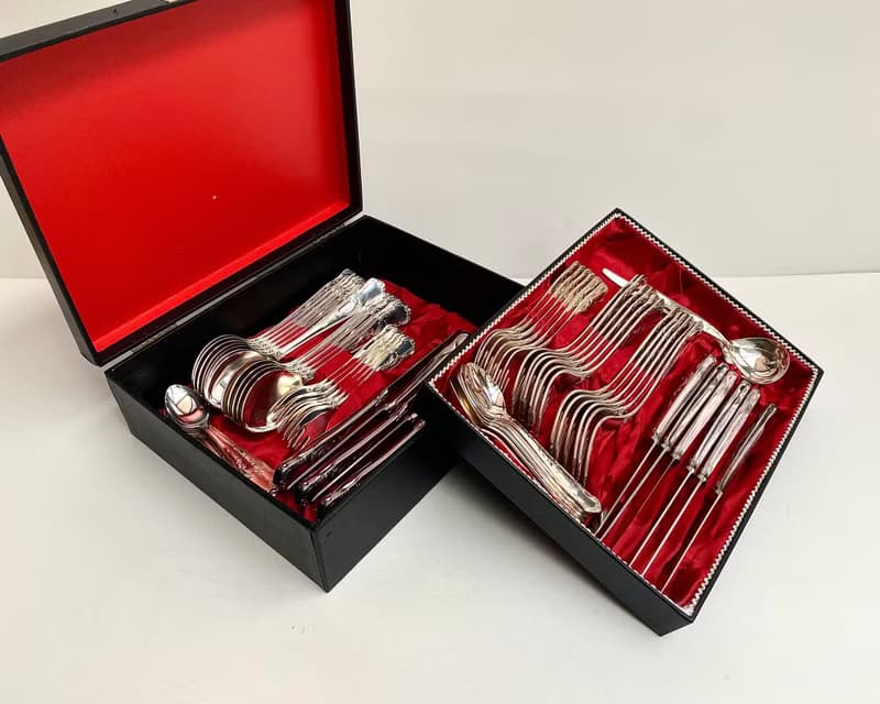 餐具套裝復古索林根原廠盒不銹鋼 60 件德國