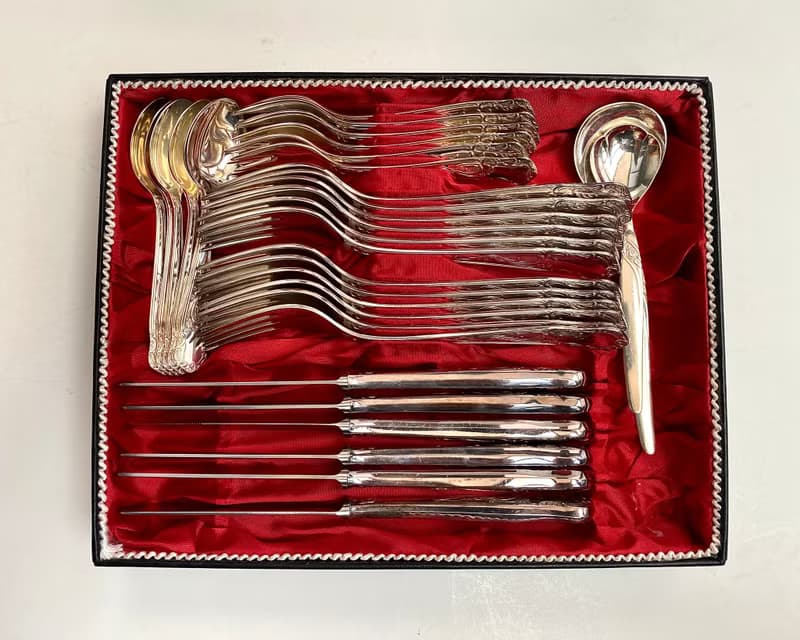 餐具套裝復古索林根原廠盒不銹鋼 60 件德國