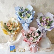 畢業季限定【豐盛款索拉向日葵乾燥花束4色】畢業祝福/畢業花束