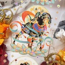 歲宵星神 PET 紙膠帶 貝殼光 10米卷