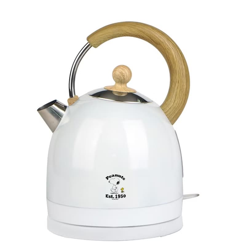 PEANUTS x Homeplus 不銹鋼無線1.7公升SNOOPY電熱水壺-KE938B-WH