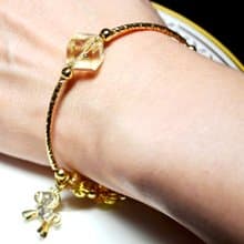 小馬遊樂園-天然檸檬黃水晶手鍊