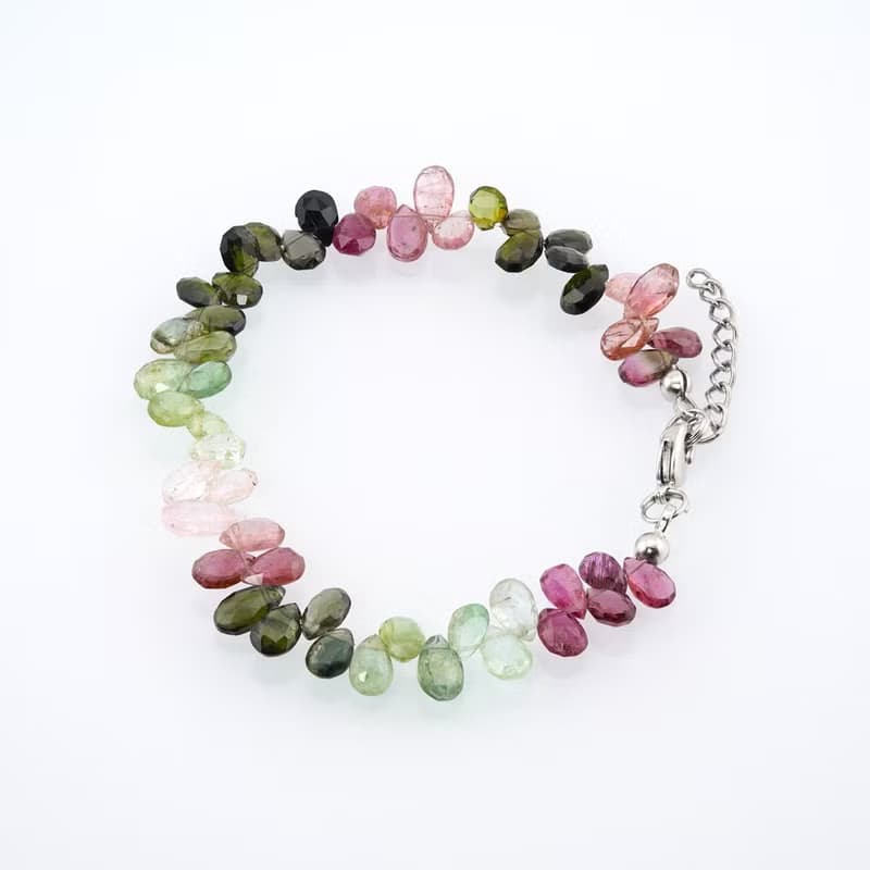 寶麗金珠寶-天然彩色碧璽手鍊