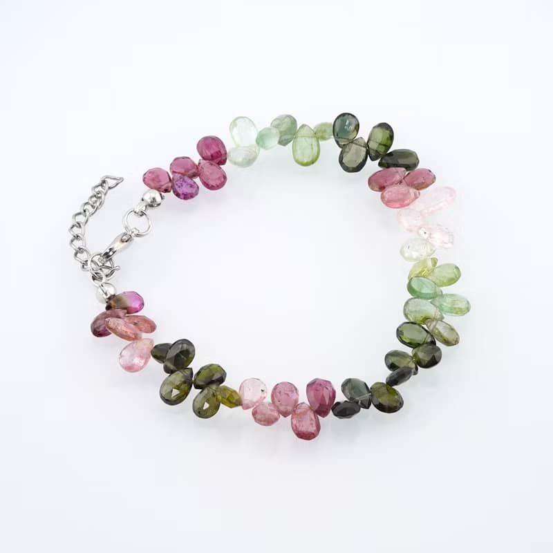 寶麗金珠寶-天然彩色碧璽手鍊