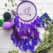 Purple dream catcher, Birthday gift, Large dreamcatcher, Bedroom wall hanging