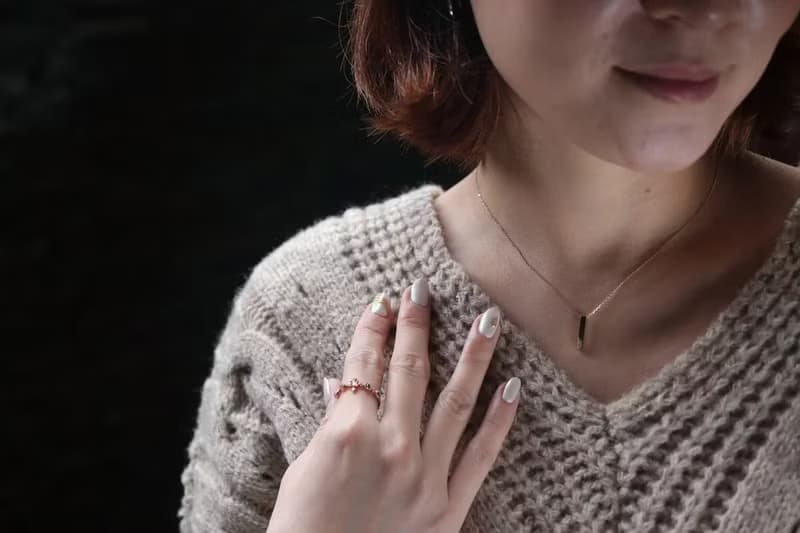 14K Stereoscopic Stick Necklace(Small Size) 立體長條項鍊(S)