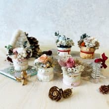 *雪* 聖誕節迷你盆飾 聖誕盆飾 日式盆飾 聖誕禮物 交換禮物