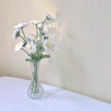情人節首選雛菊瓶插花 針織花束 禮物 針織花 儀式感 生活 擺設七