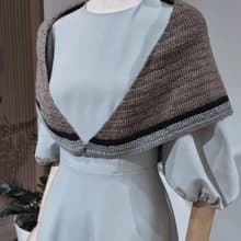 女士針織披肩 Outlander 鉤編羊毛披肩