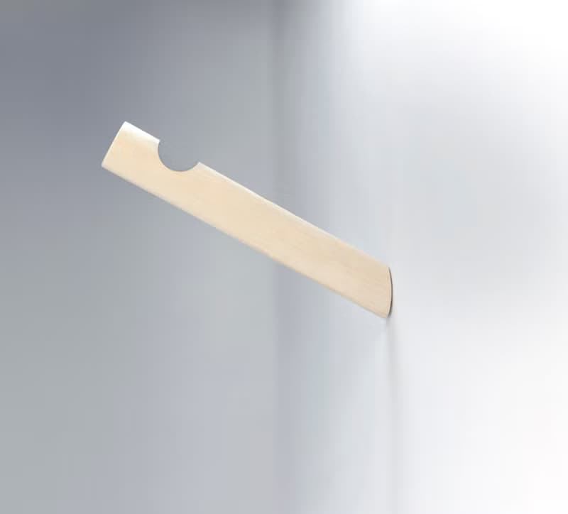 Aspen wood wall hook.Minimalist wall storage. Macramé holder. Plant rack hanger.