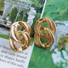 Vintage Jewelry 西洋古董飾品 摩登造型 針式耳環