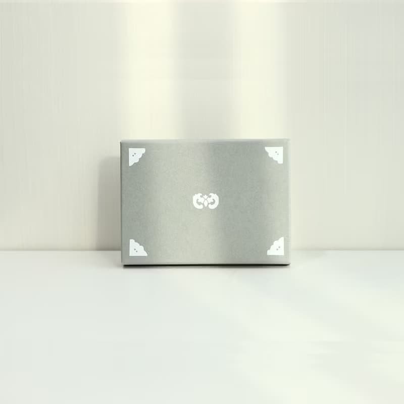 Vegan eco-friendly Hanji Leather chrysanthemum 韓国 誕生日プレゼント Card Wallet Orange