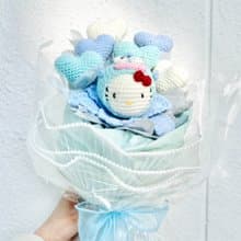 鉤織花束 鉤織公仔 編織花 手工花 鉤織花 花束