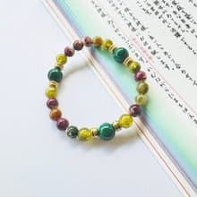 孔雀石 橄欖石 彩碧璽 新年  天然水晶 礦石 禮物 日本直郵