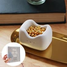 憨憨 金飯丸 I 牙齒形 水泥器皿  含金元寶 辦公室小物 新裝上市