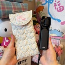 Sweetstore Supply原創可愛甜美清新藍奶牛收納魔術貼粘貼筆袋