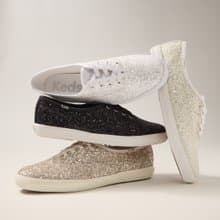 KEDS CHAMPION GLITTER CEL 經典格麗特鞋面 香檳金 WF66849