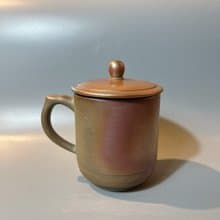 柴燒500cc有蓋馬克杯 / 啤酒杯 / 小平凡手作