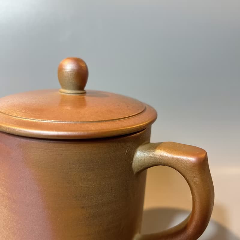 柴燒500cc有蓋馬克杯 / 啤酒杯 / 小平凡手作