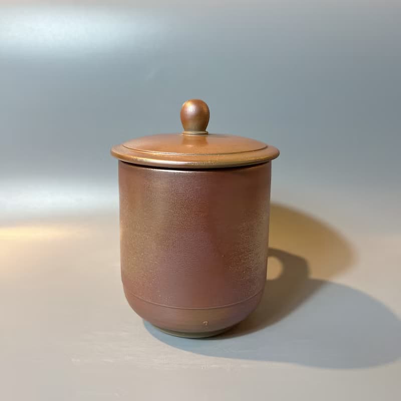 柴燒500cc有蓋馬克杯 / 啤酒杯 / 小平凡手作
