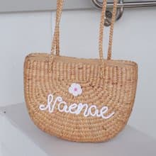 Woven bags, handmade bags, water hyacinth bags, name bags