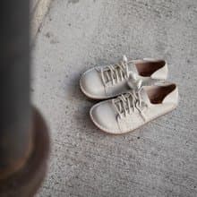 成為正式的懶人 植鞣革 牛皮鞋 後踩鞋_拿鐵米 女鞋 大尺碼