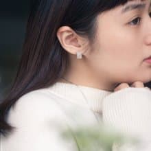 暗室原生 | 純銀小底片 耳針款 / 矽膠耳夾 - 單只販售