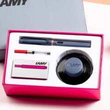 【雷雕刻字】LAMY 鋼筆 限量版墨水禮盒/ SAFARI 2024 - 懸岩粉紅