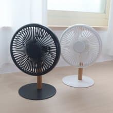 KINYO 原木質感充電桌扇 UF-7059