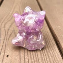 水晶擺飾【招財貓 紫水晶】貴人運 招財 開智慧 增加人緣