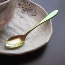 【日本製 Horie 】鈦愛生活系列-純鈦經典系列咖啡匙 粉金色