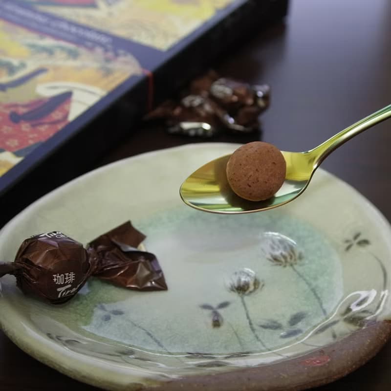 【日本製 Horie 】鈦愛生活系列-純鈦經典系列咖啡匙 粉金色