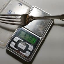 極美1941年美國製R.Wallace純銀餐叉