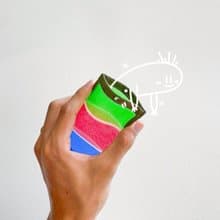 台灣LV-茄芷優遊趣-伸縮卡套(傳統紋-綠)