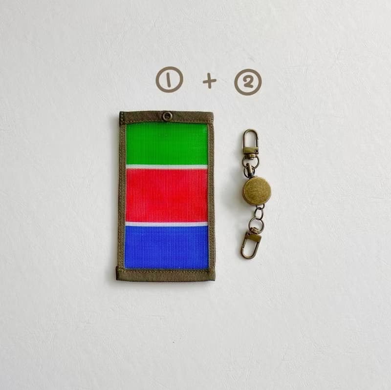 台灣LV-茄芷優遊趣-伸縮卡套(傳統紋-綠)