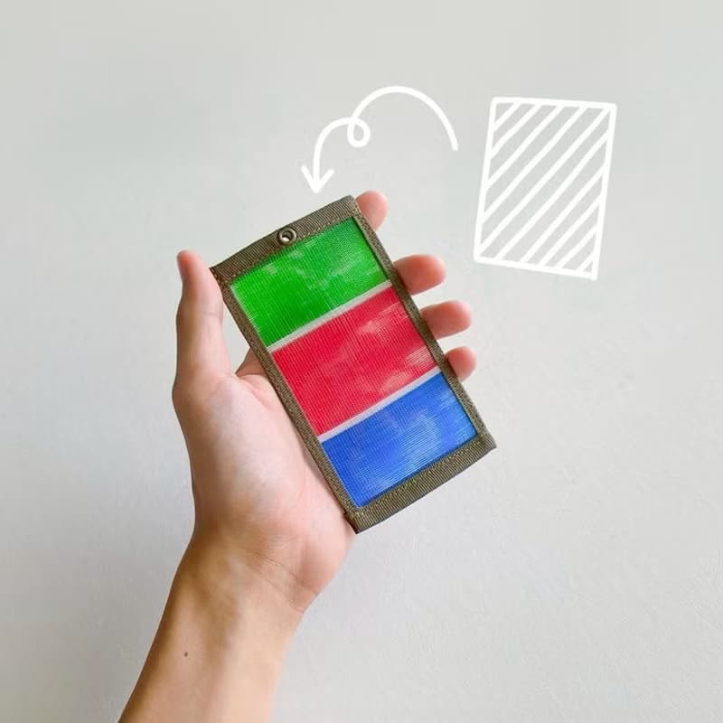 台灣LV-茄芷優遊趣-伸縮卡套(傳統紋-綠)