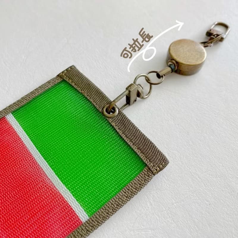 台灣LV-茄芷優遊趣-伸縮卡套(傳統紋-綠)