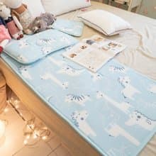 3D透氣嬰兒床墊/枕頭-藍色探險 蜂巢式結構 台灣製【超取限一組】