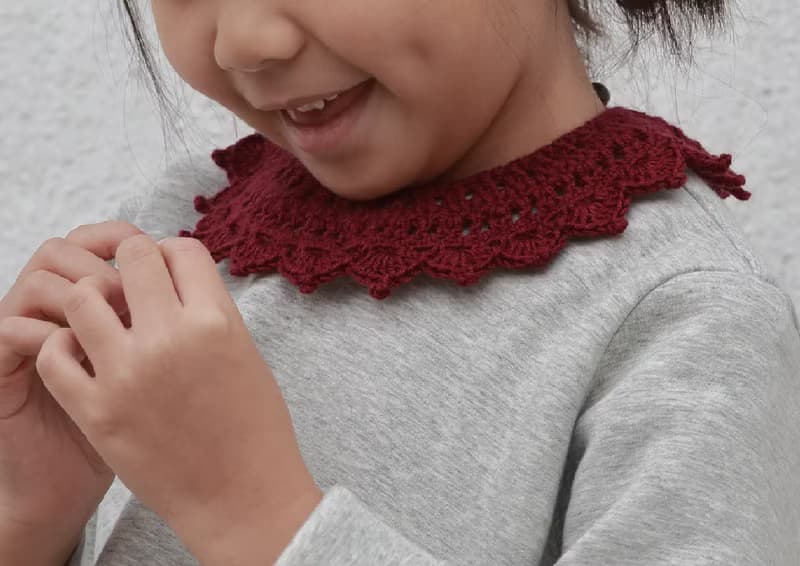 POPOPB 領子飾物 INNOCENT – DEEP RASPBERR