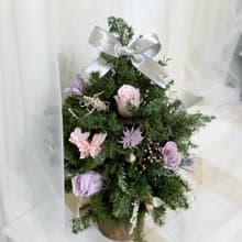 教學影片區 聖誕節聖誕佈置花禮 永生雪松聖誕樹 花材另可加購