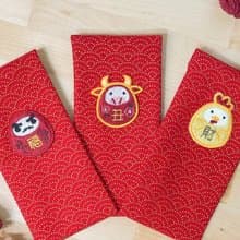 【達摩 紅包】燙金印花 刺繡 紅包袋