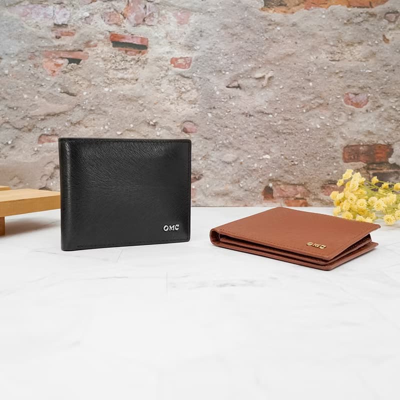 10卡1照-馬鬃紋-上下翻活頁牛皮短夾28801(黑色)