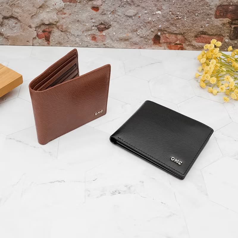 10卡1照-馬鬃紋-上下翻活頁牛皮短夾28801(黑色)