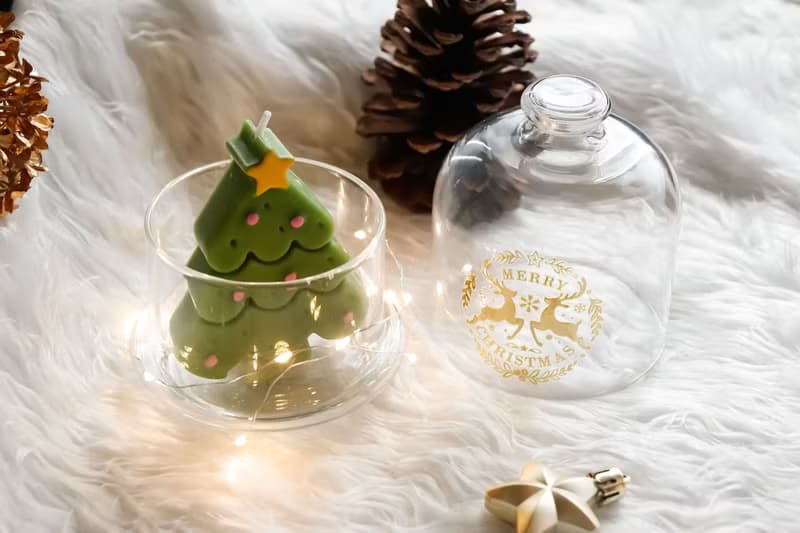 雪之樹聖誕香氛蠟燭禮盒-聖誕盅│贈氛圍燈串