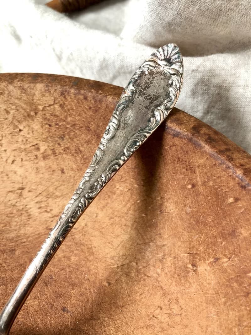 百年古董 1900年美國1881 Rogers鍍銀大湯匙